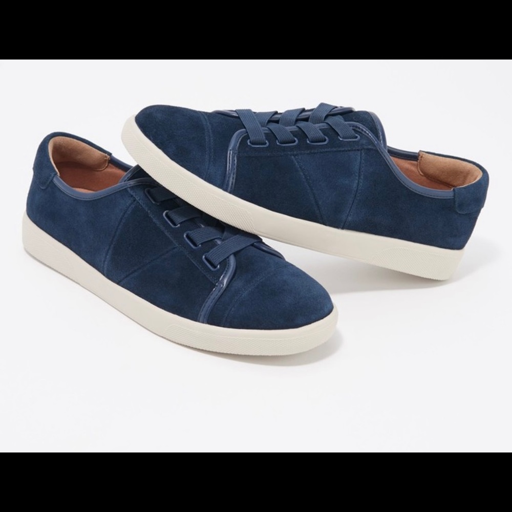 Vionic Jean suede water resistant cup sole sneaker